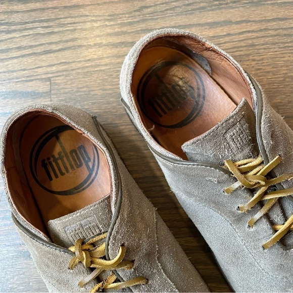 Fitflop flex suede shoes lace up men’s size 9 style 325-286 - Picture 8 of 12